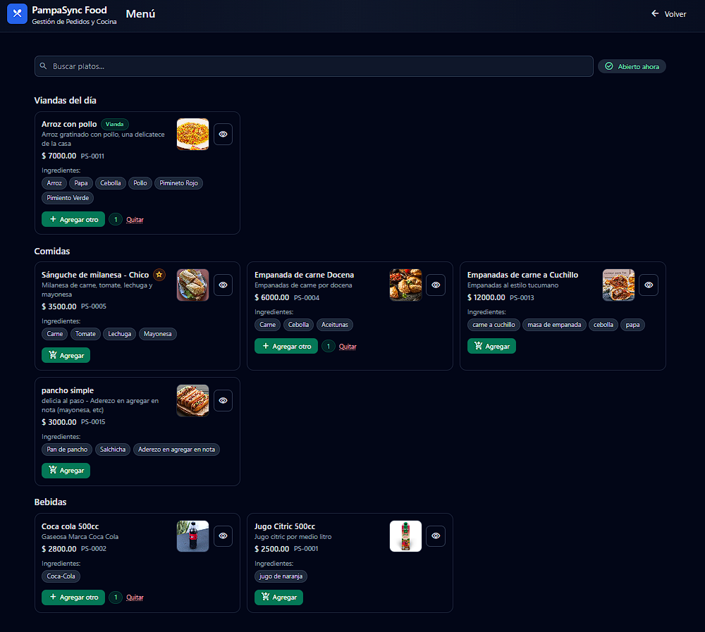 Menú Digital Público